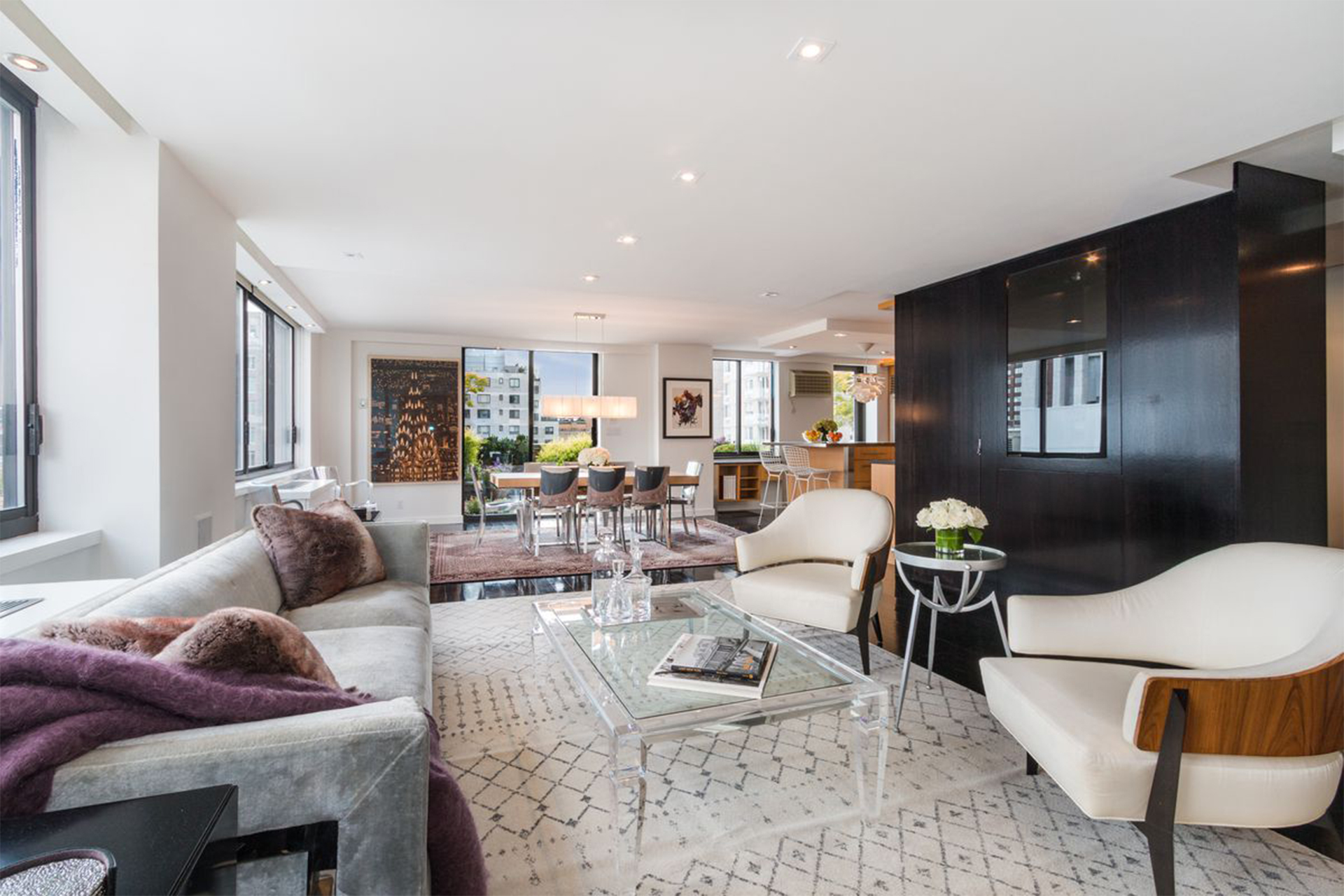 Upper East Side Penthouse Renovations - Living room