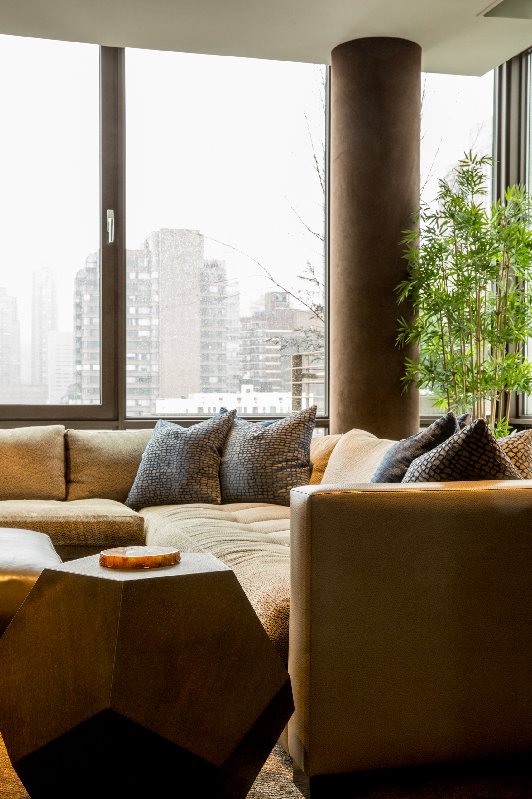 Upper West Side Penthouse Renovation - Living Room