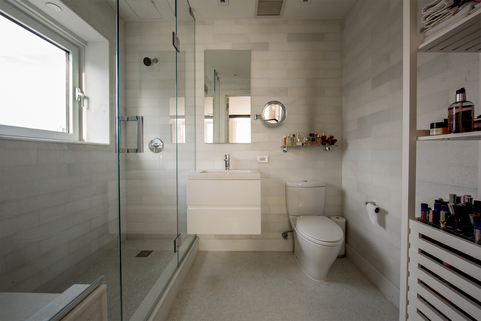 Upper West Side Penthouse Renovation - Guest Bathroom